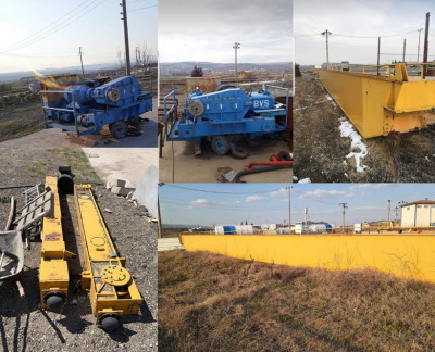 20 TON 20 METRE ÇİFT KİRİŞ GEZER KÖPRÜLÜ VİNÇ
